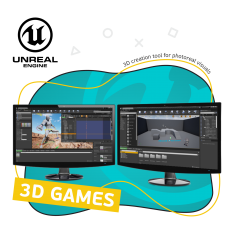 Unreal Engine 4. Игровой движок - КИБЕРшкола программирования для детей, компьютерные курсы для школьников, начинающих и подростков - KIBERone г. Косино-Ухтомский