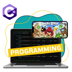 Программирование на C#. Удивительный мир 2D-игр - КИБЕРшкола программирования для детей, компьютерные курсы для школьников, начинающих и подростков - KIBERone г. Косино-Ухтомский